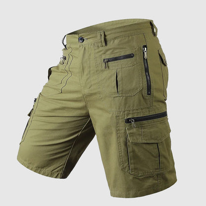 Herren Cargo-Shorts Multi-Taschen Reißverschluss