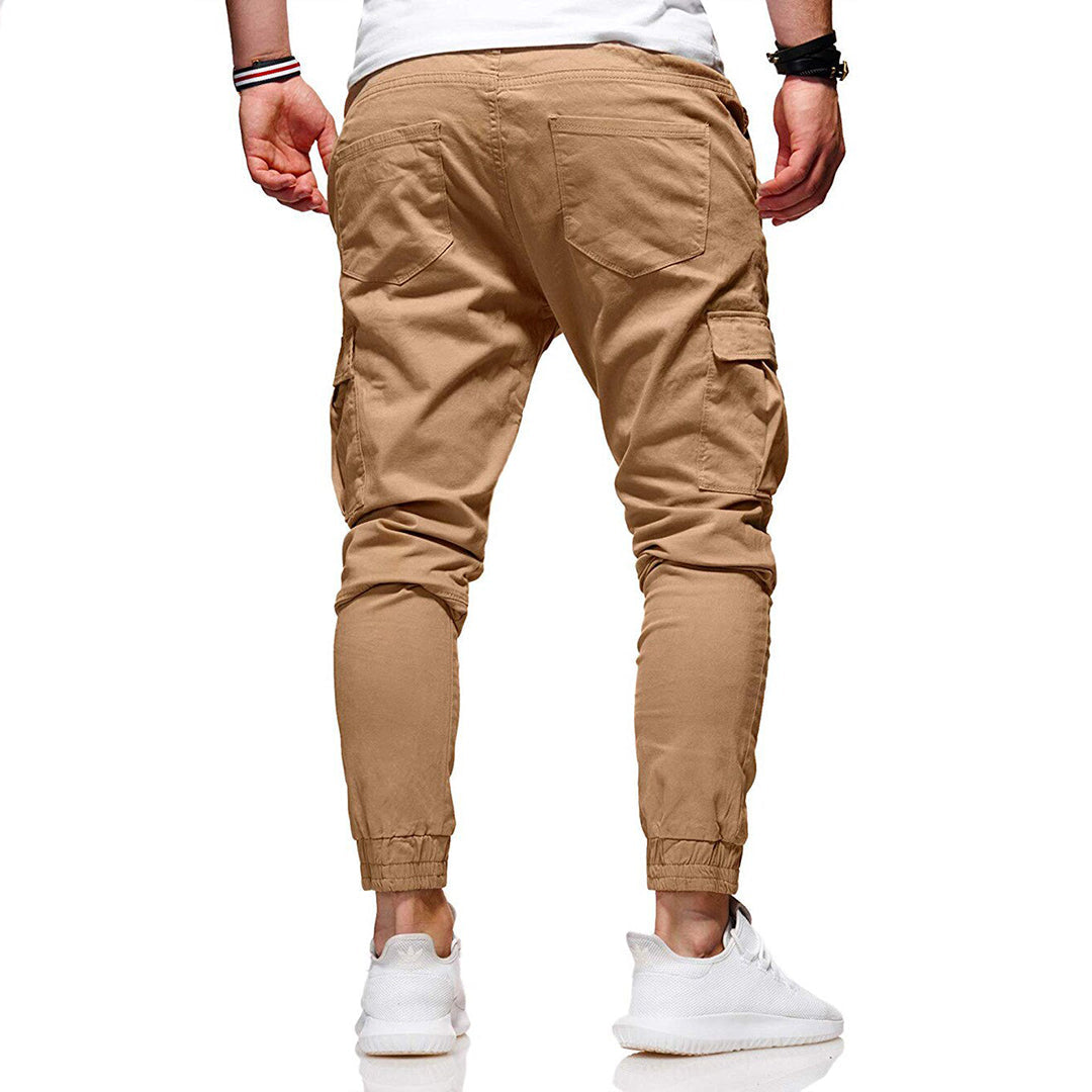 Herren Joggerhose Slim Fit Baumwolle