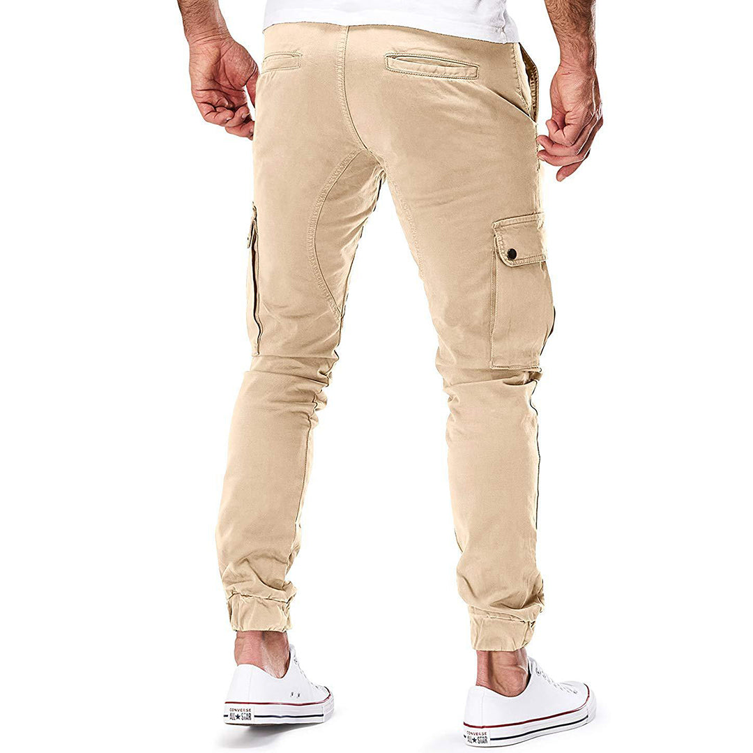 Herren Joggerhose Slim Fit Baumwolle