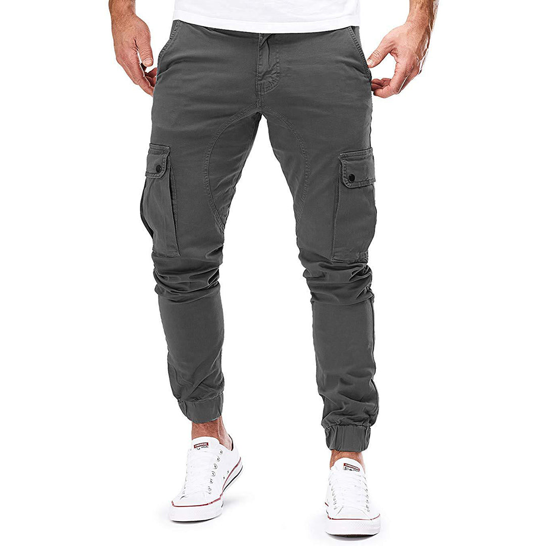 Herren Joggerhose Slim Fit Baumwolle