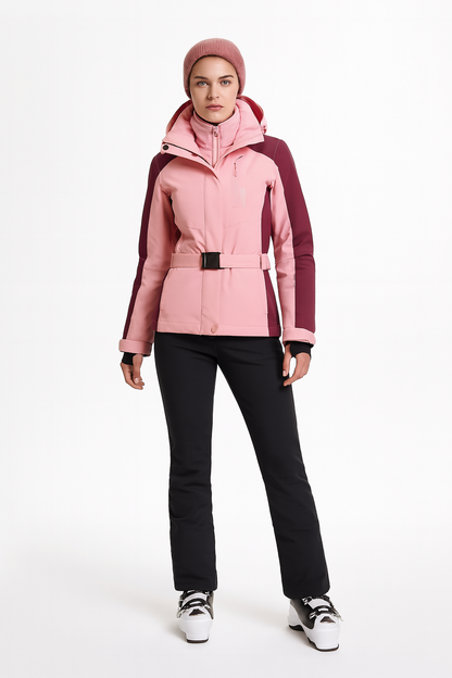 Damen Skianzug Funktionales Winterset Schwarz - Norvielle