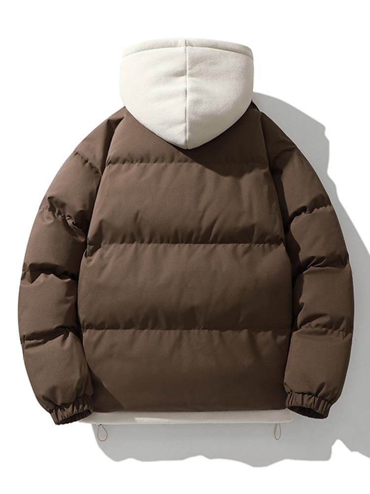 Daunenjacke – Warme Winterjacke mit Kapuze für Männer-Chaps Herrenmode