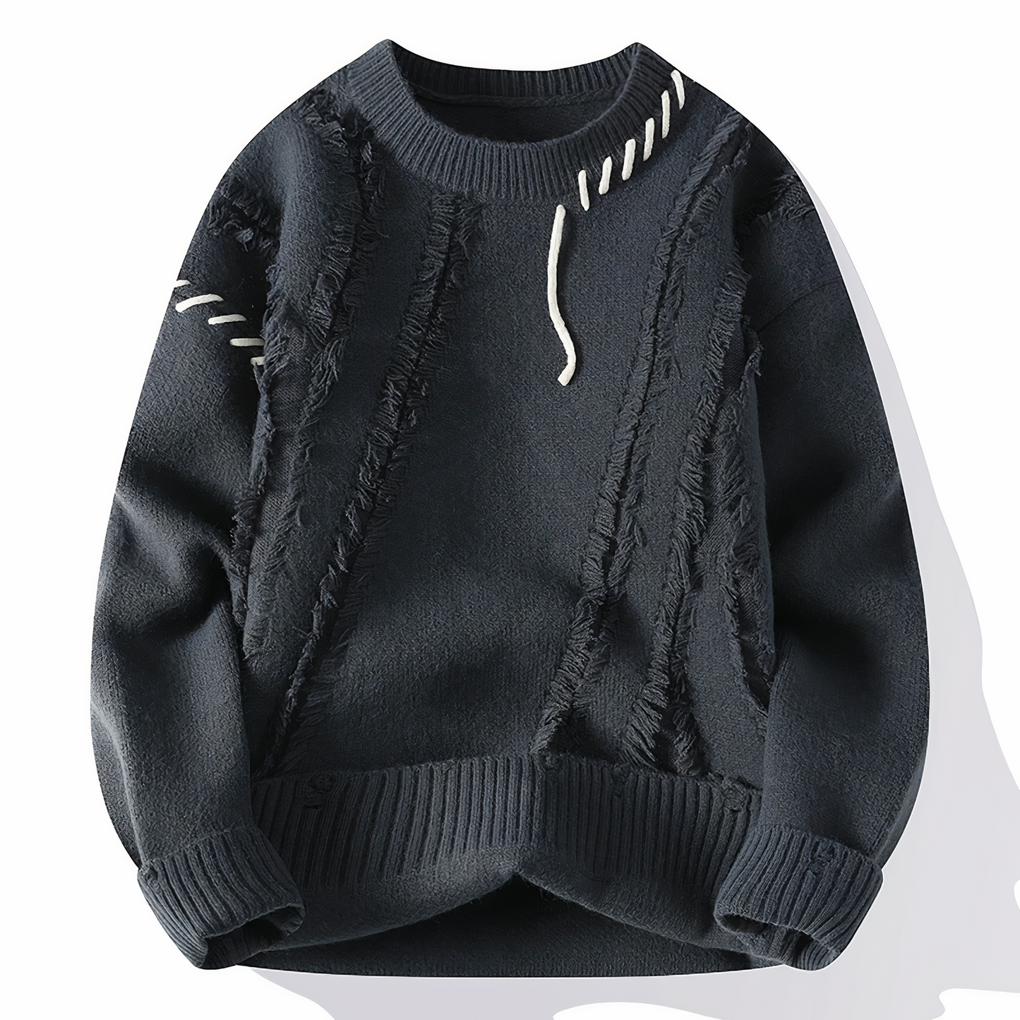 Norvielle Damen Patchwork Pullover Bunt