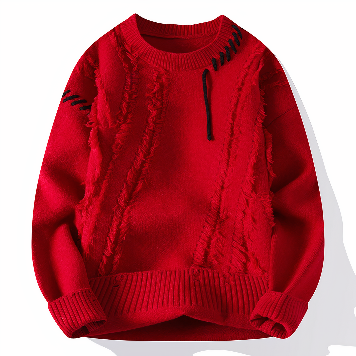 Norvielle Damen Patchwork Pullover Bunt