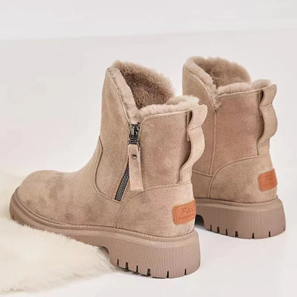 Damen Winterstiefel Mittelhohes Modell Rutschfestes Profil