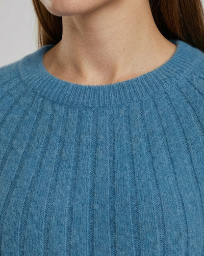 Damen Strickpullover Flauschig
