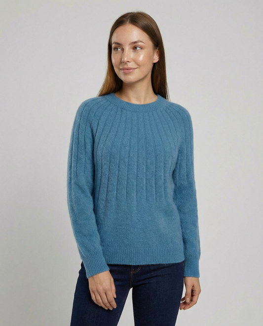 Damen Strickpullover Flauschig - Norvielle