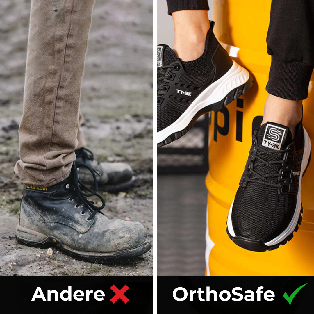 Ergonomischer Sicherheitsschuh Schmerzlindernd Zertifiziert EN ISO