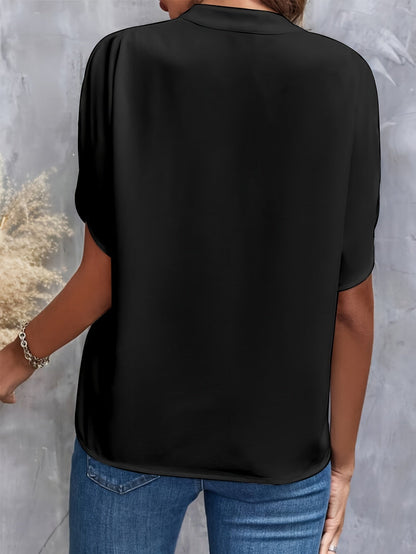 Damen Bluse Leicht Stilvoll Mehrfarbig
