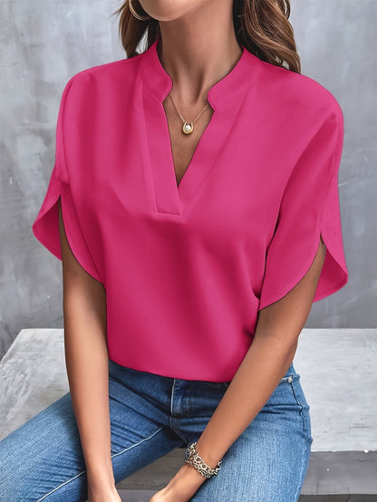 Damen Bluse Leicht Stilvoll Mehrfarbig