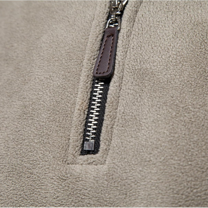 Herren Strickpullover Warm Gefüttert Stehkragen