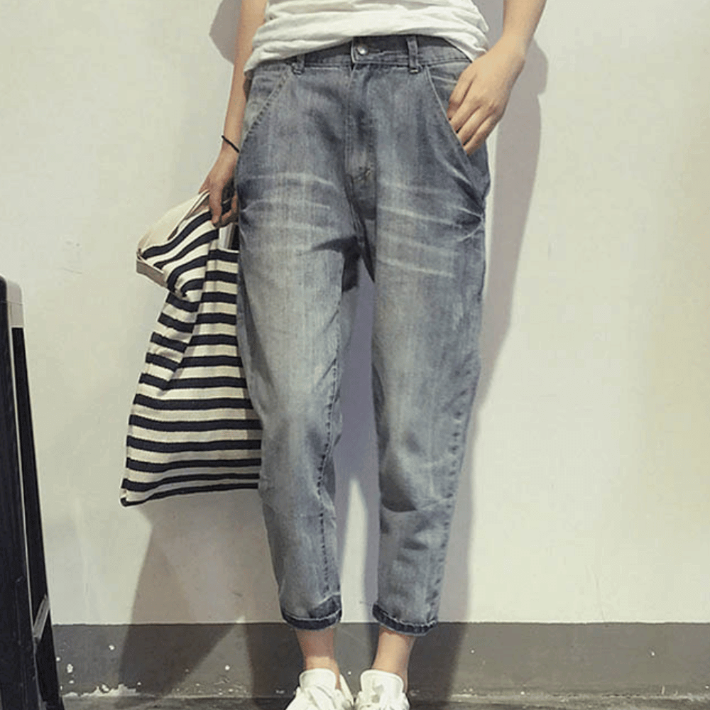 Norvielle Damen Jeans Bequem Stretch