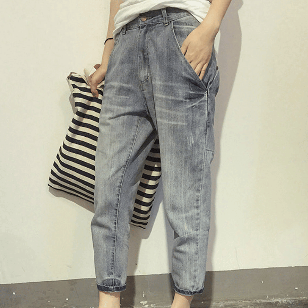 Norvielle Damen Jeans Bequem Stretch - Norvielle