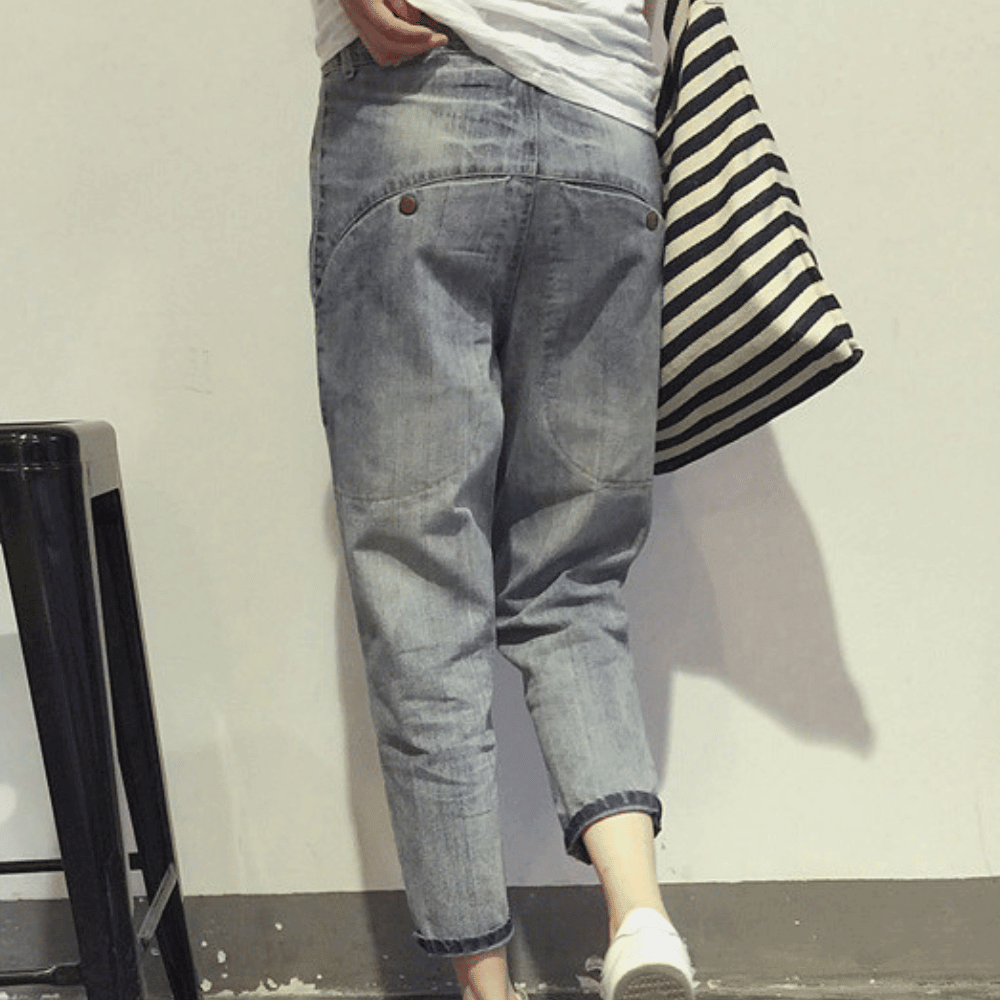 Norvielle Damen Jeans Bequem Stretch