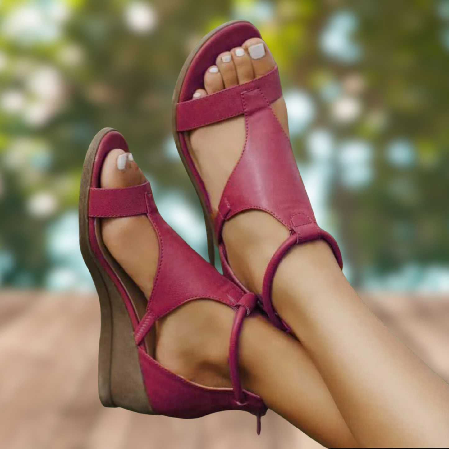 Norvielle Damen Orthopädische Sandalen Mit Absatz Bequem