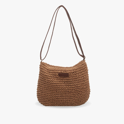 Damen Schultertasche Leder Lässig