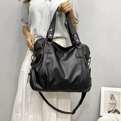 Amara Damen Schultertasche Veganleder Groß - Norvielle