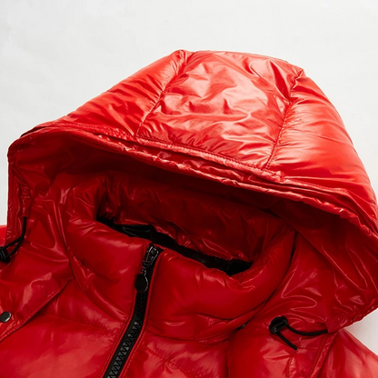 Alf Herren Winterquiltjacke Mit Kapuze Reißverschluss