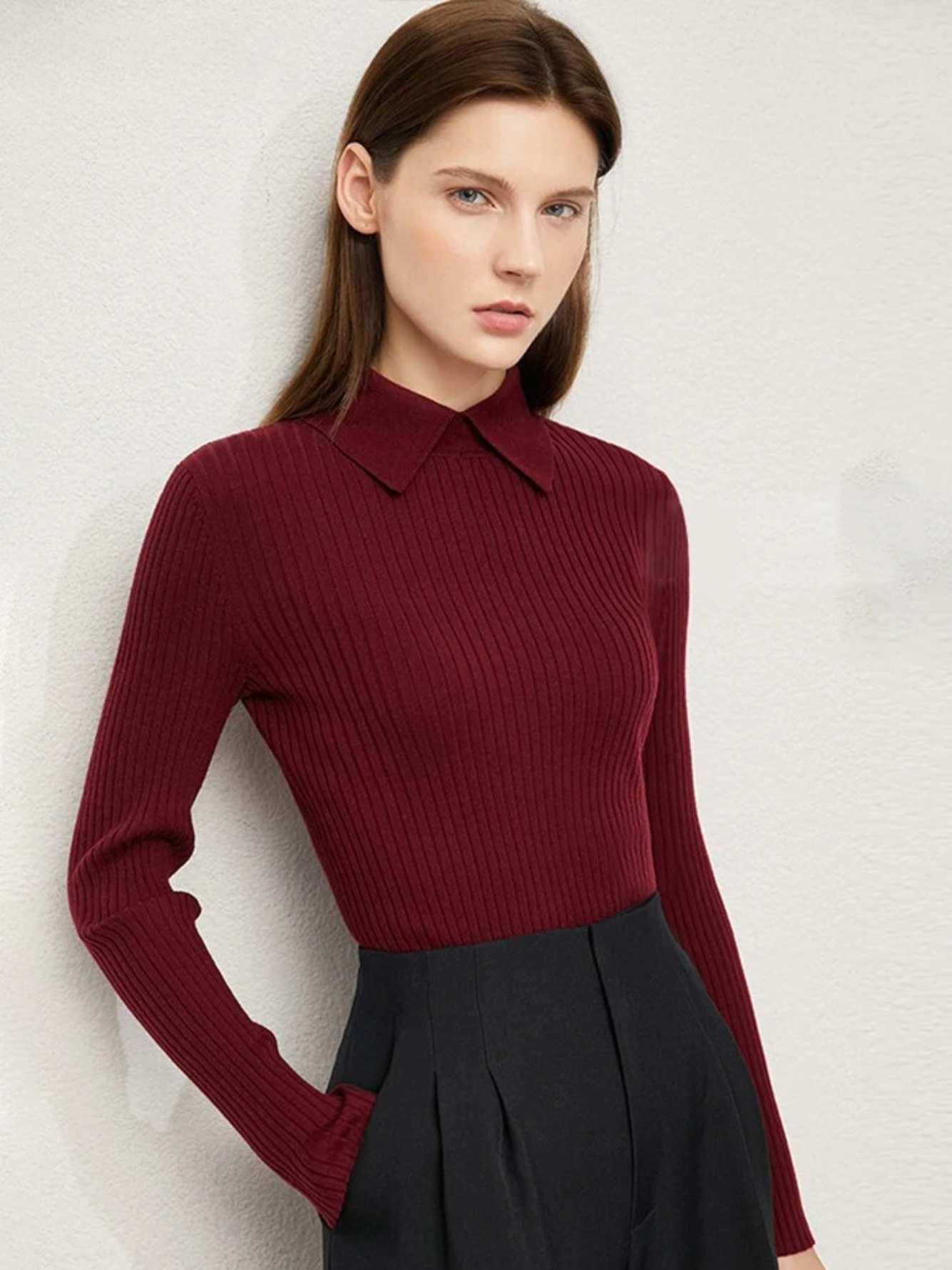 Lange Strickjacke Langstrick Mit Knöpfen - Norvielle