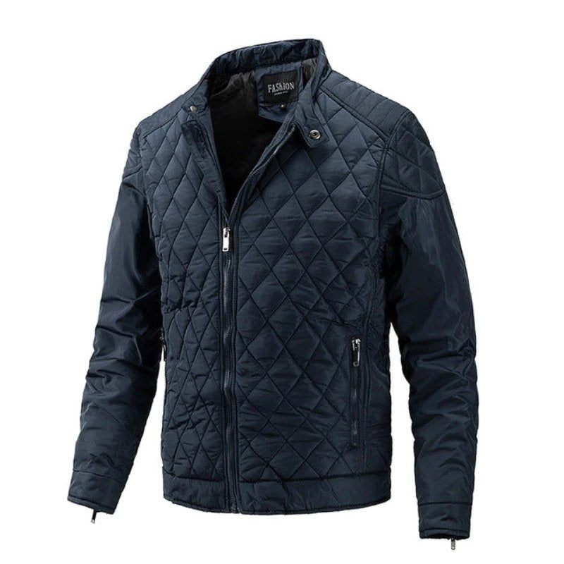 Herren Frühlingsjacke Lässig Baumwolle Beige - Norvielle