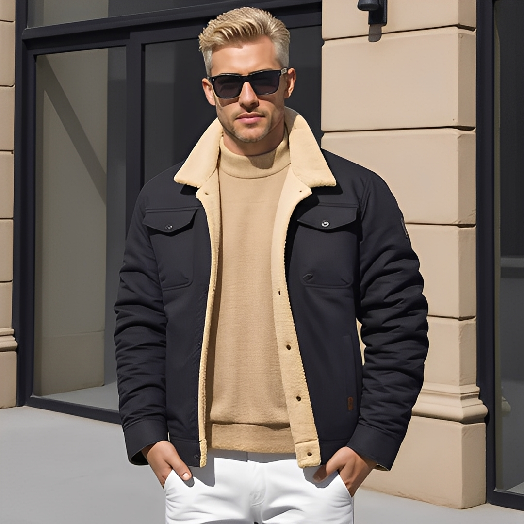 Herren Warme Winterjacke - Norvielle