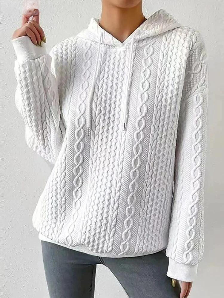 Norvielle Damen Leichter Kapuzenpullover Casual - Norvielle