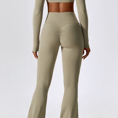 Norvielle Damen Leggings Ausgeklappt