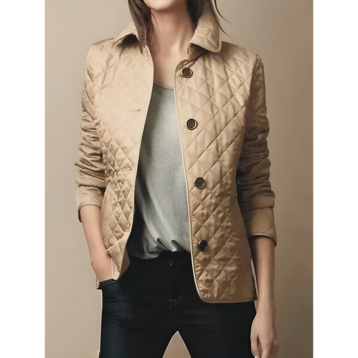 Norvielle Damen Kurzjacke Wattierte - Norvielle