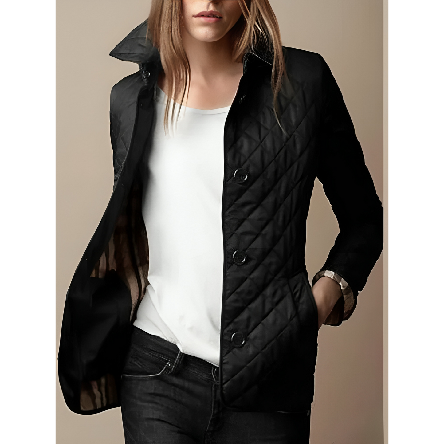 Norvielle Damen Kurzjacke Wattierte