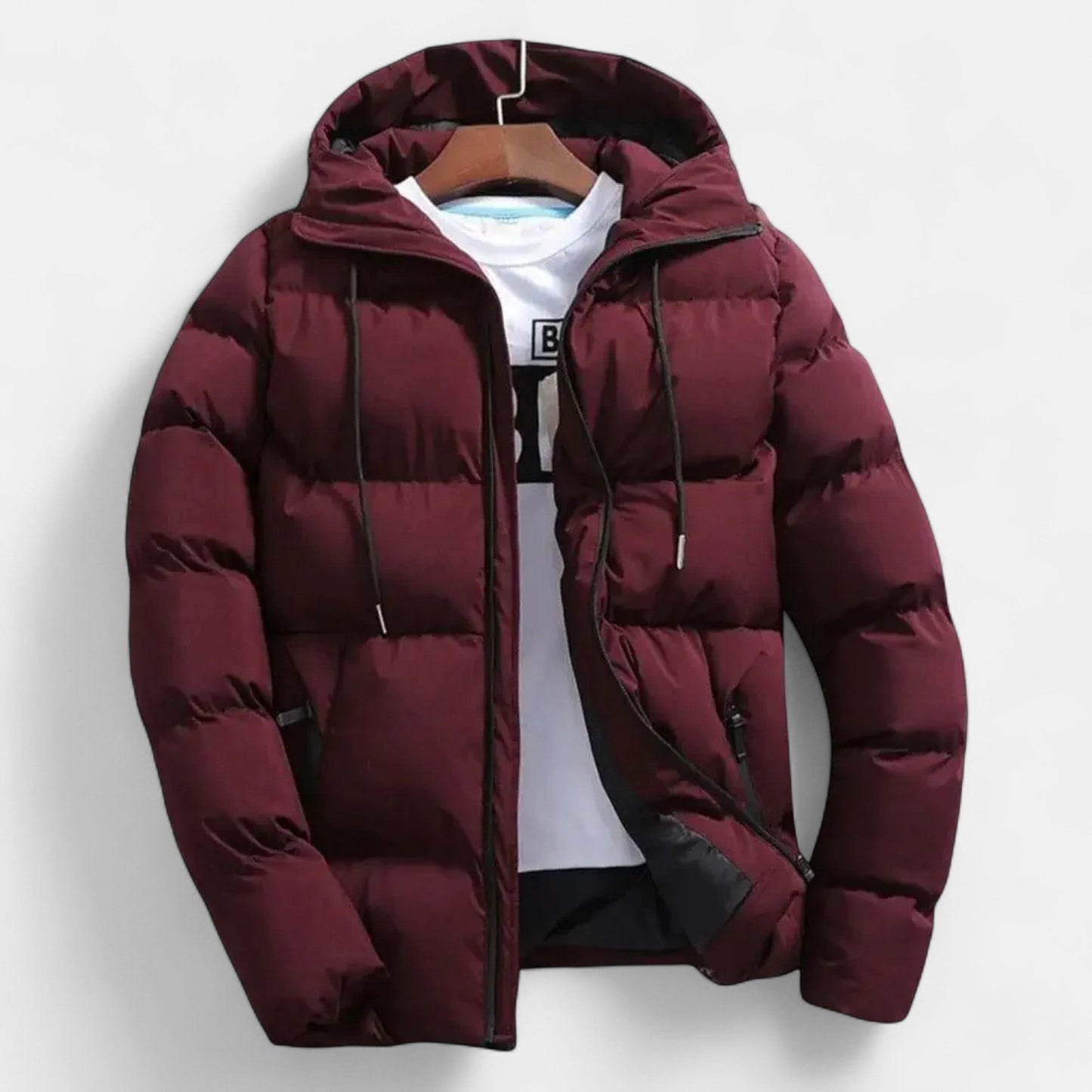 Herren Daunenjacke Gepolstert Winter
