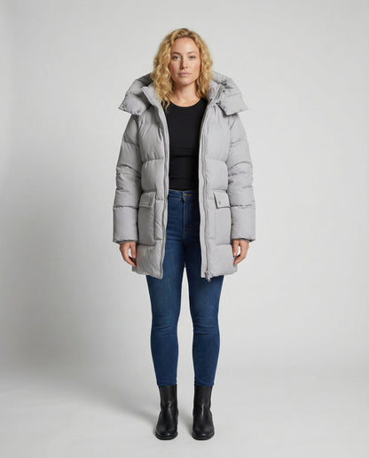 Damen Winterjacke Vielseitig Wärmeisolierend