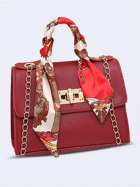 Damen Handtasche Schal-Detail