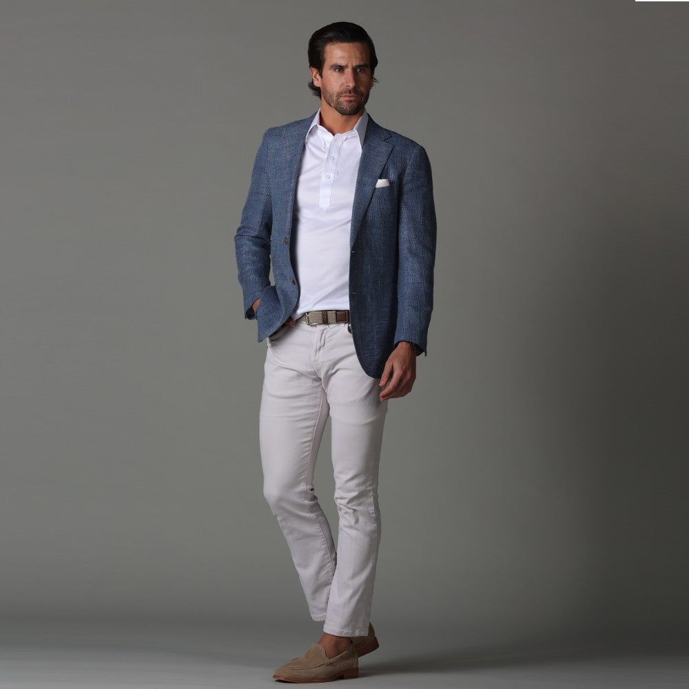 Herren Slim Fit Poloshirt Kurzarm Stretch