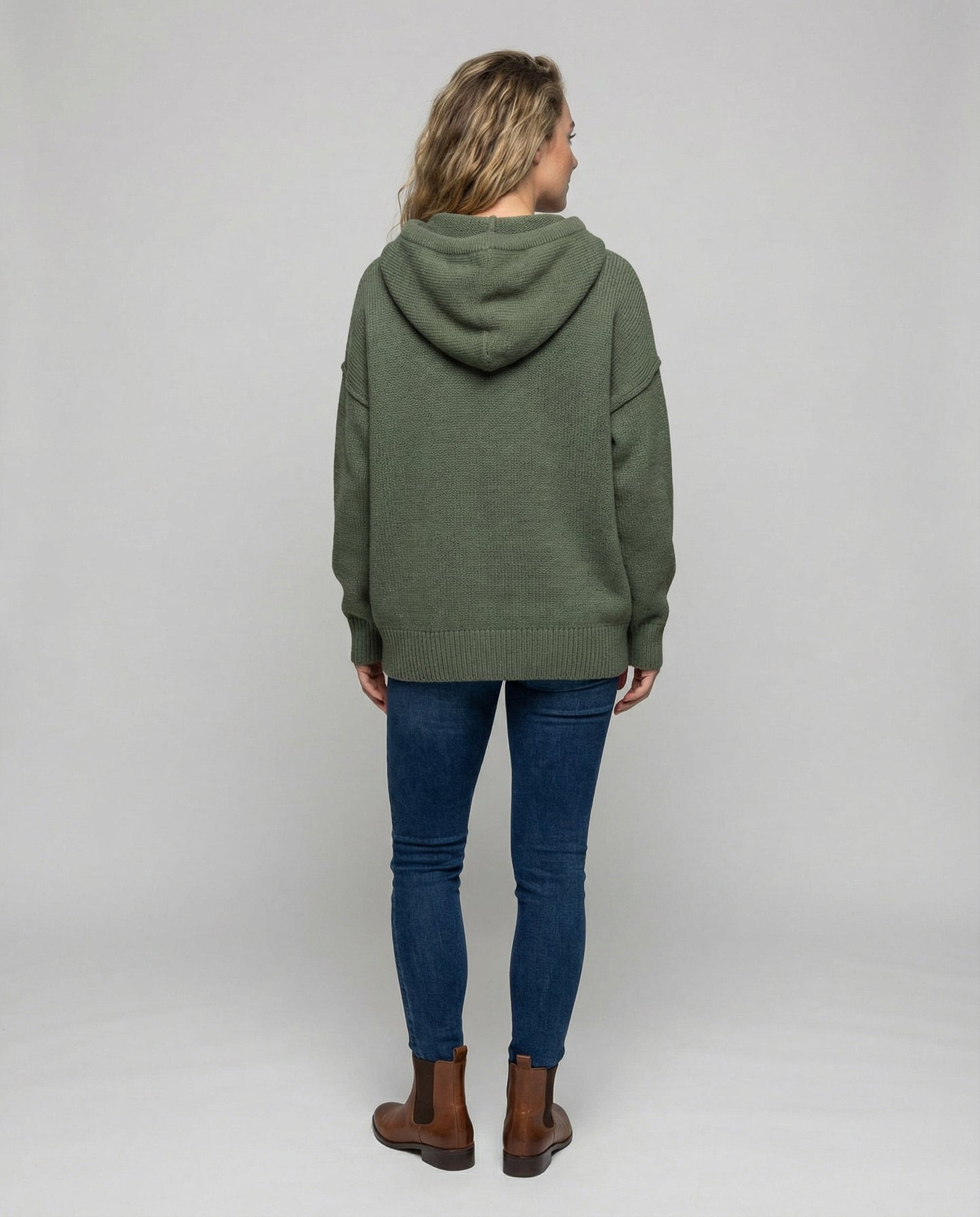 Eleganter Damen Rollkragenpullover Merino Wolle