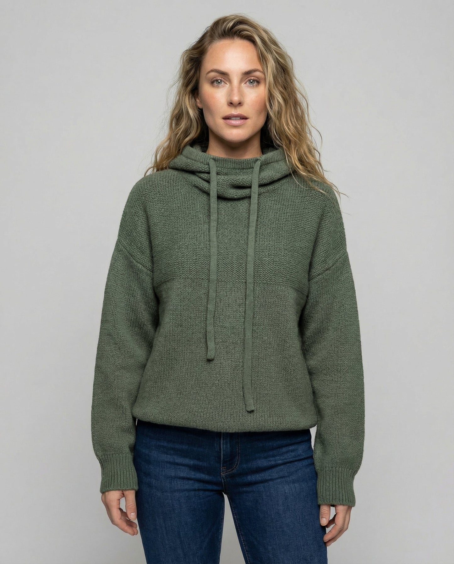 Eleganter Damen Rollkragenpullover Merino Wolle - Norvielle