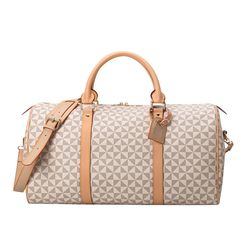 Duffle Bag | groß | Reise | Weekender Tasche | Herrentaschen-Beige-Chaps Herrenmode