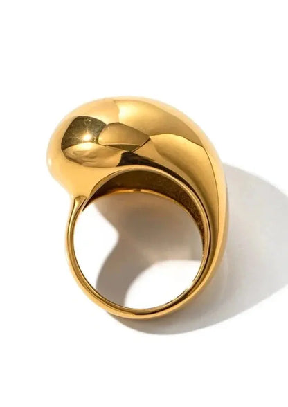 Liora Damen Ring Edelstahl Elegant Silber - Norvielle
