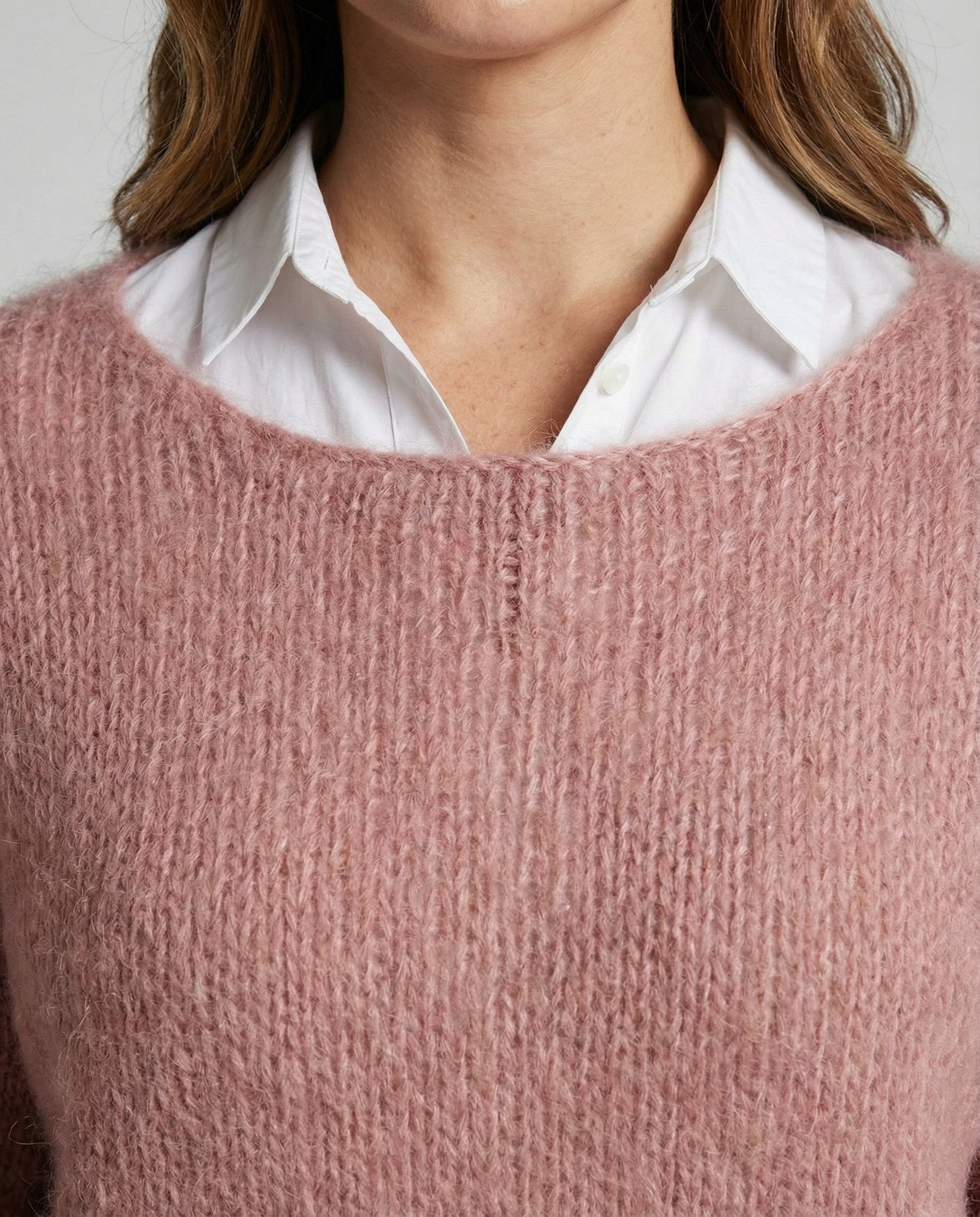 Damen Bunter Pullover Carmenstil