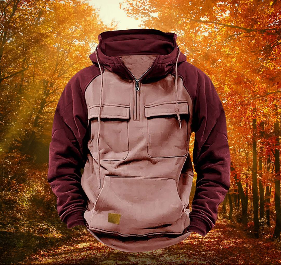 Herren Multifunktions-Hoodie Winter