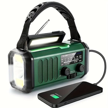 EcoPower Notfallradio Solar Taschenlampe USB-Ladefunktion