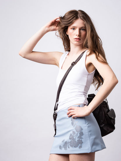 Damen City-Handtasche Crossbody Leder