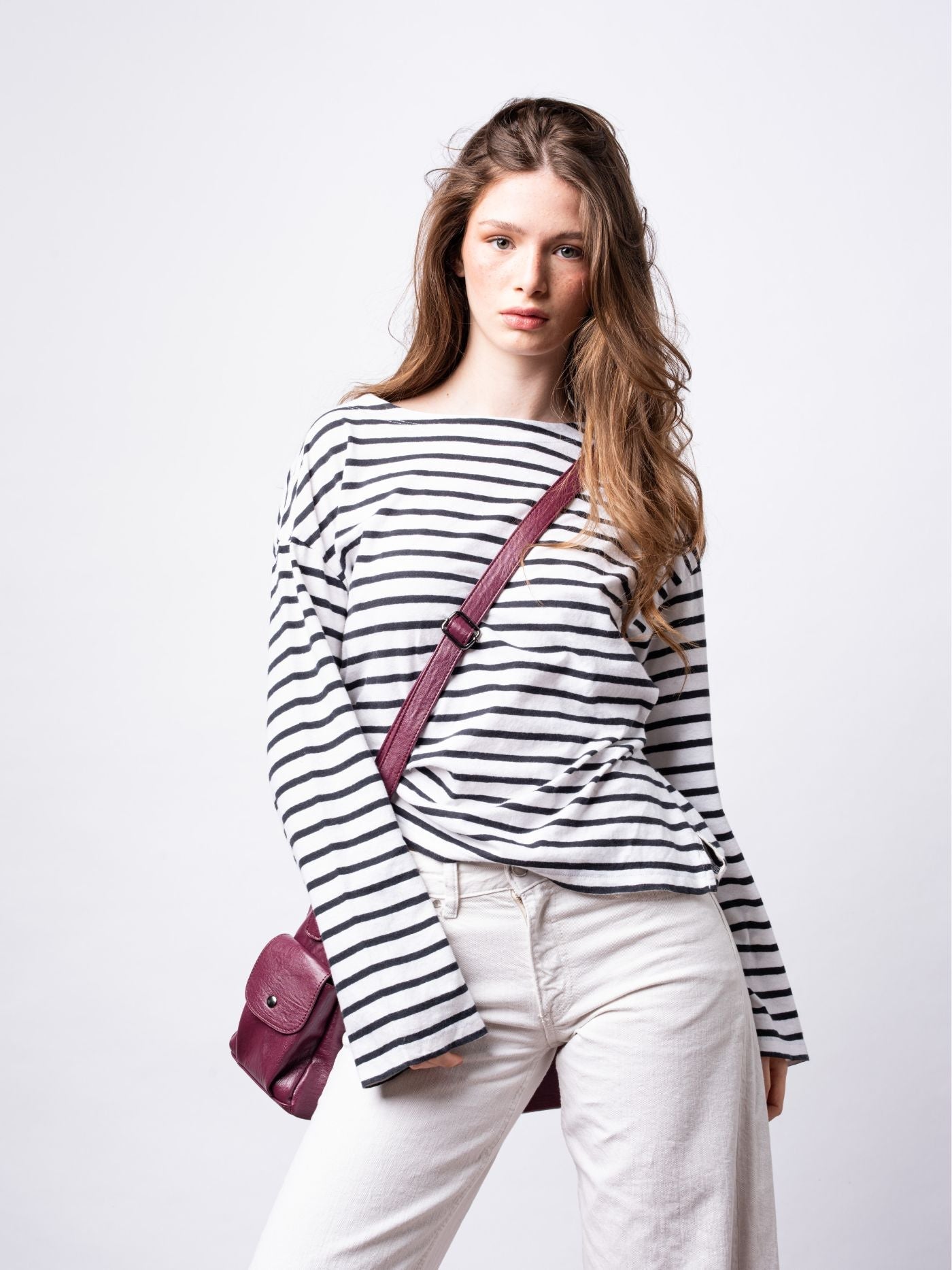 Damen City-Handtasche Crossbody Leder