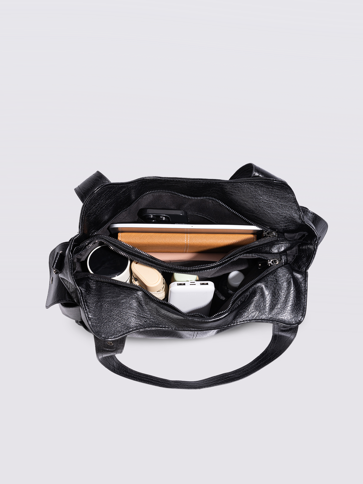 Damen City-Handtasche Crossbody Leder