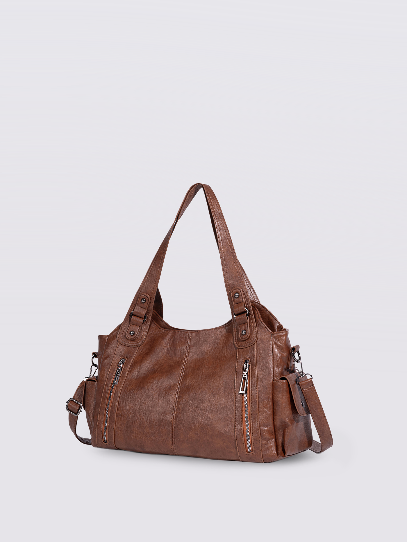 Damen City-Handtasche Crossbody Leder