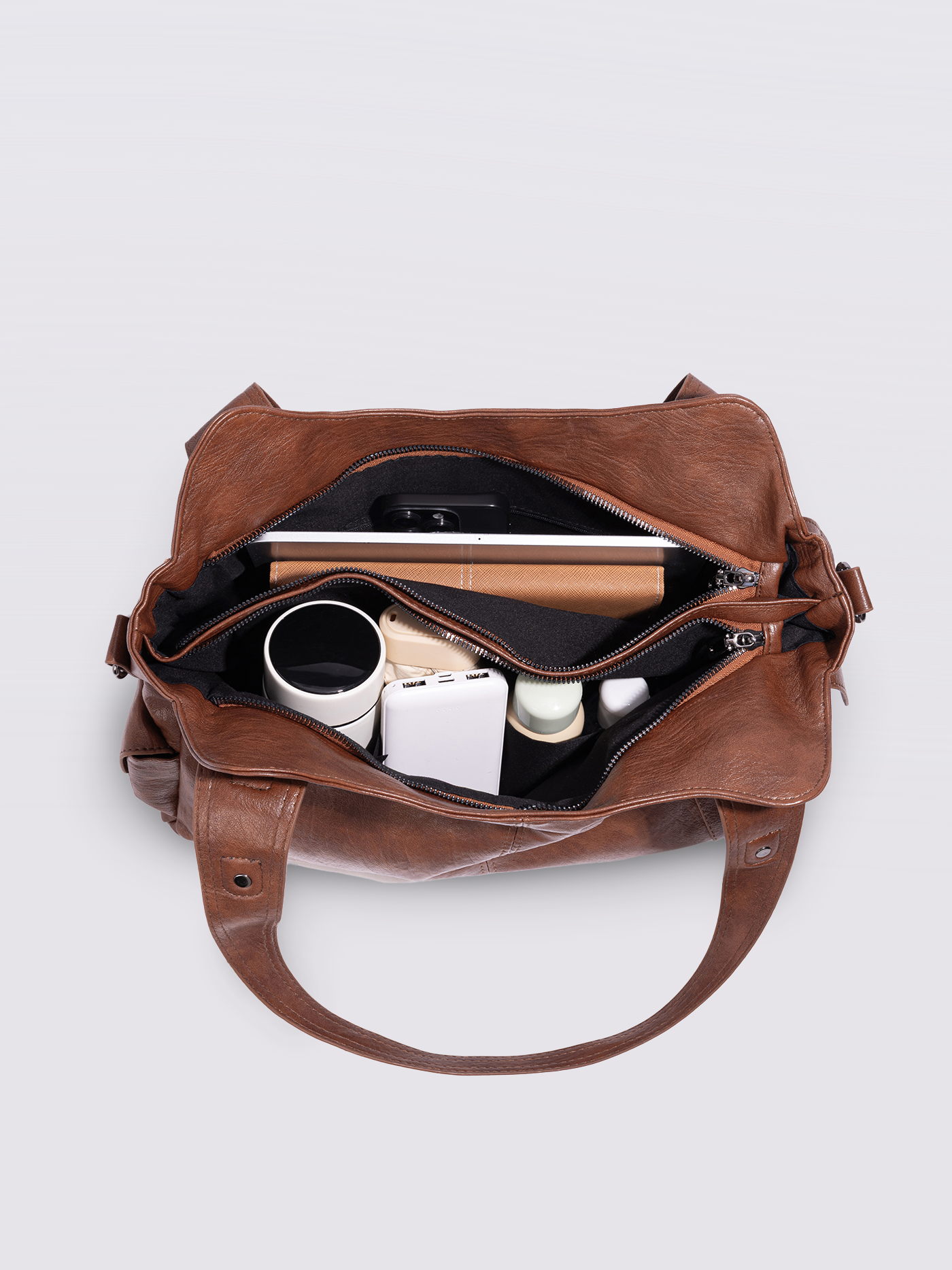 Damen City-Handtasche Crossbody Leder