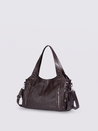Damen City-Handtasche Crossbody Leder