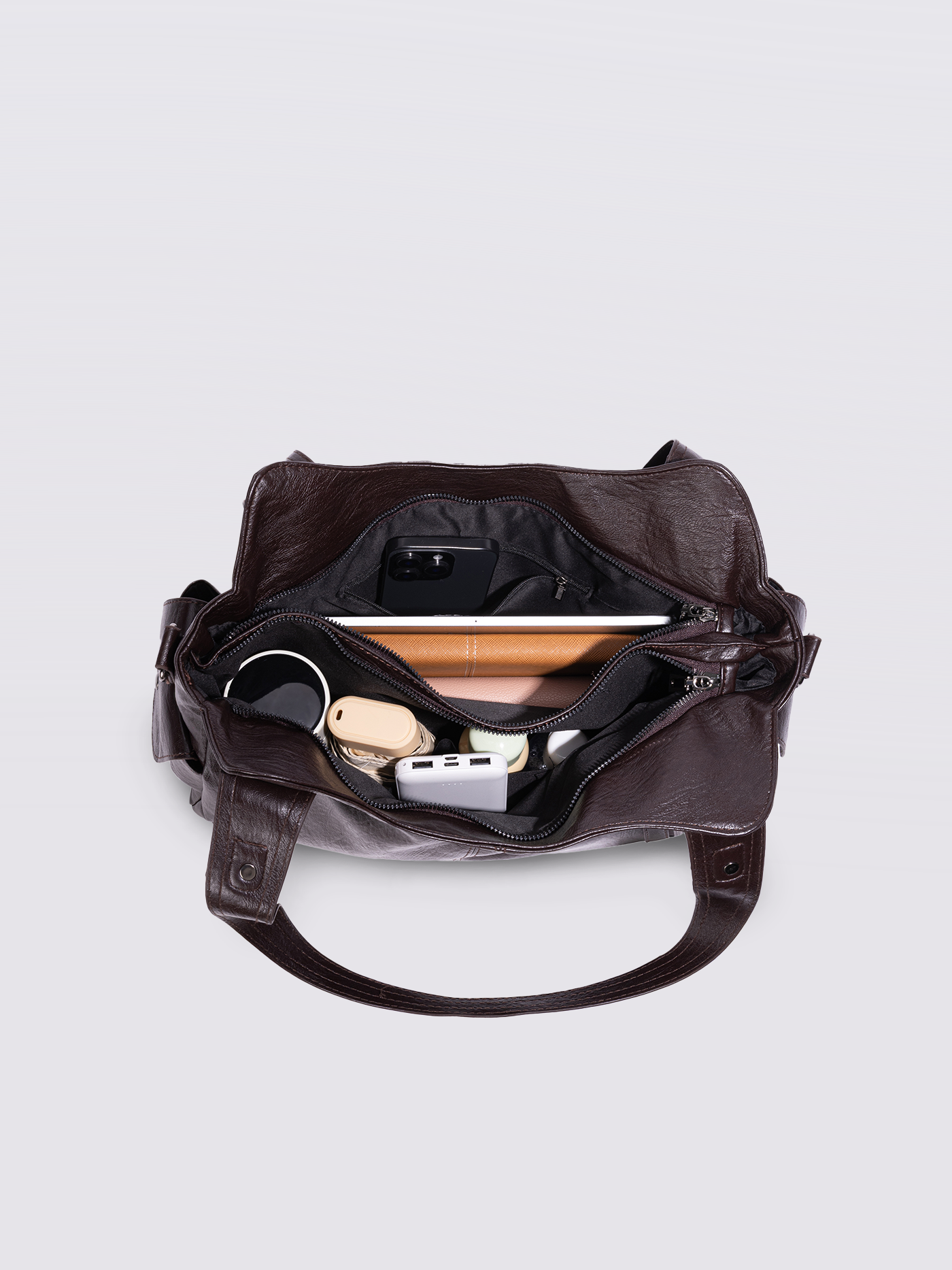 Damen City-Handtasche Crossbody Leder