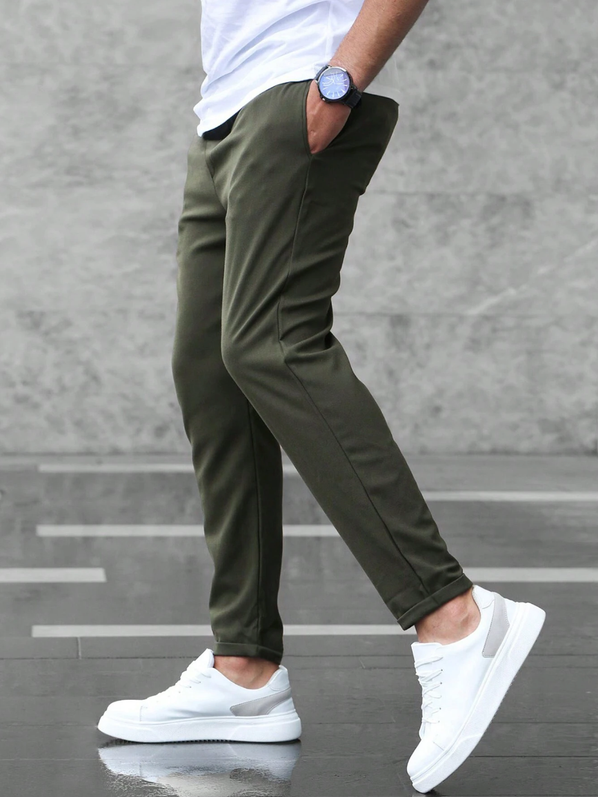 Atlden Herren Joggerhose Slim Fit Tunnelzug