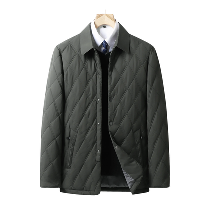 Herren Winter-Steppjacke Wasserdicht