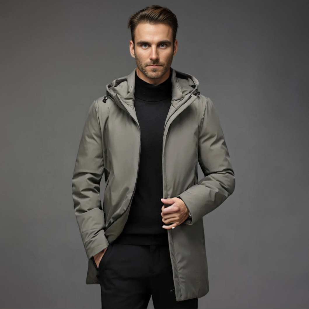 Herren Winterjacke Kapuze Funktionale Ausführung - Norvielle